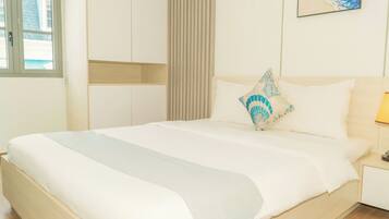Deluxe Double Room, City View | Minibar, blackout curtains, free WiFi, bed sheets