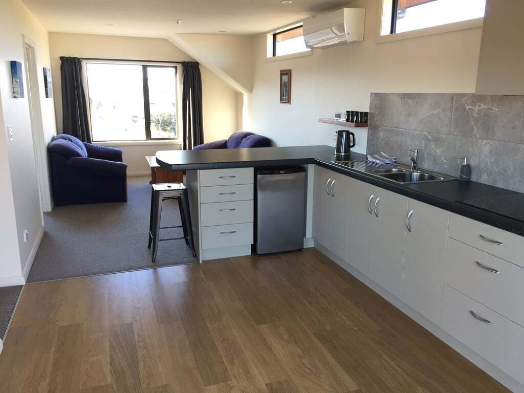 Microwave, stovetop, electric kettle, toaster