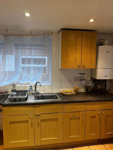 two bed, close to beach , football stadium and hospital 