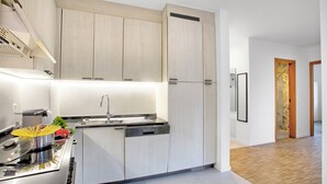 Standard Apartment, 1 Bedroom, Microwave (Casa Collina with Terrace & View) | Private kitchen - Casa Collina With Terrace & View (Lugano)
