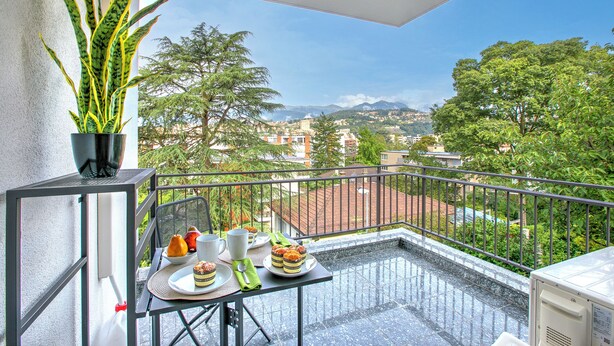 Standard Apartment, 1 Bedroom, Microwave (Casa Collina with Terrace & View) | Outdoor dining - Casa Collina With Terrace & View (Lugano)