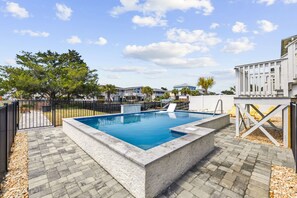 Pool - 5BR Channel Home w/ Heated Pool + Fire Pit (North Myrtle Beach)