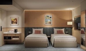 TWIN Standard Twin Room with Bathtub | Wi-fi percuma