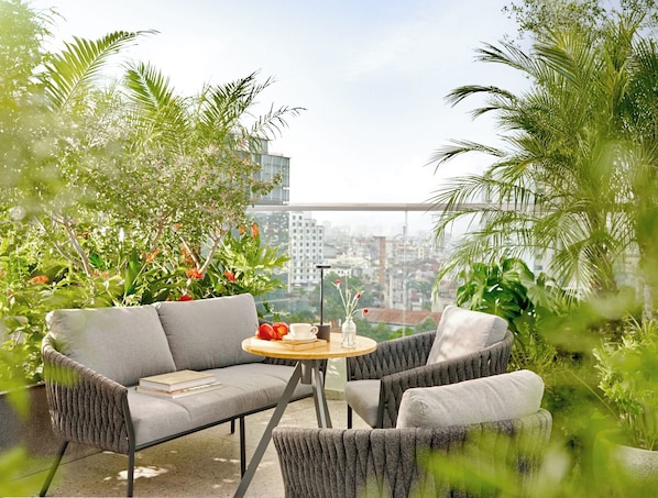 Rooftop terrace - M Village Hotel Kim Ma (Ward Ba Dinh)