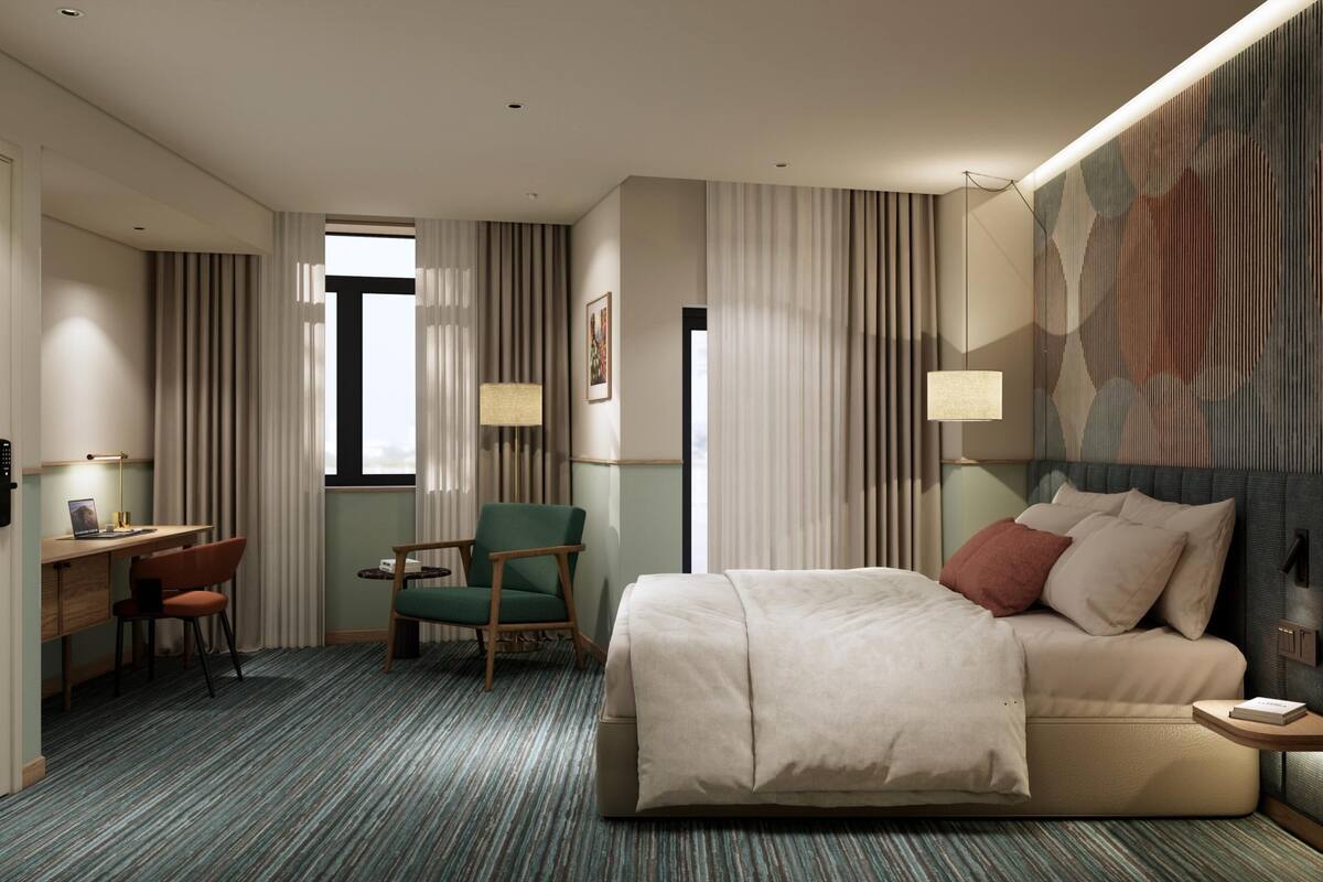 Deluxe City View King Bed | Wi-fi percuma