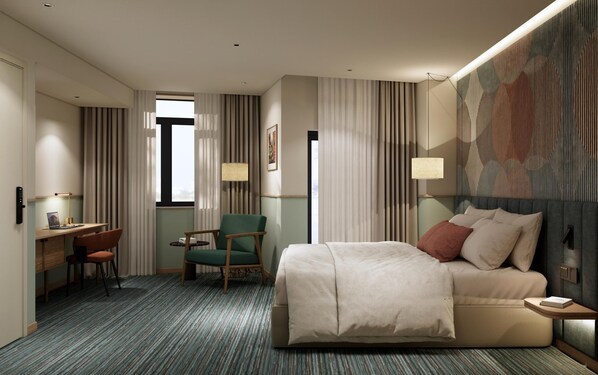 Deluxe City View King Bed | Free WiFi