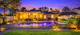 Castaway Cove | 4BR Pool Home | Near Beach | Game Room | Office | Dog Friendly