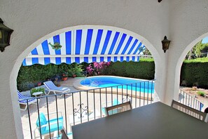 Outdoor dining - Azahar - villa with privat pool in Moraira (Moraira)