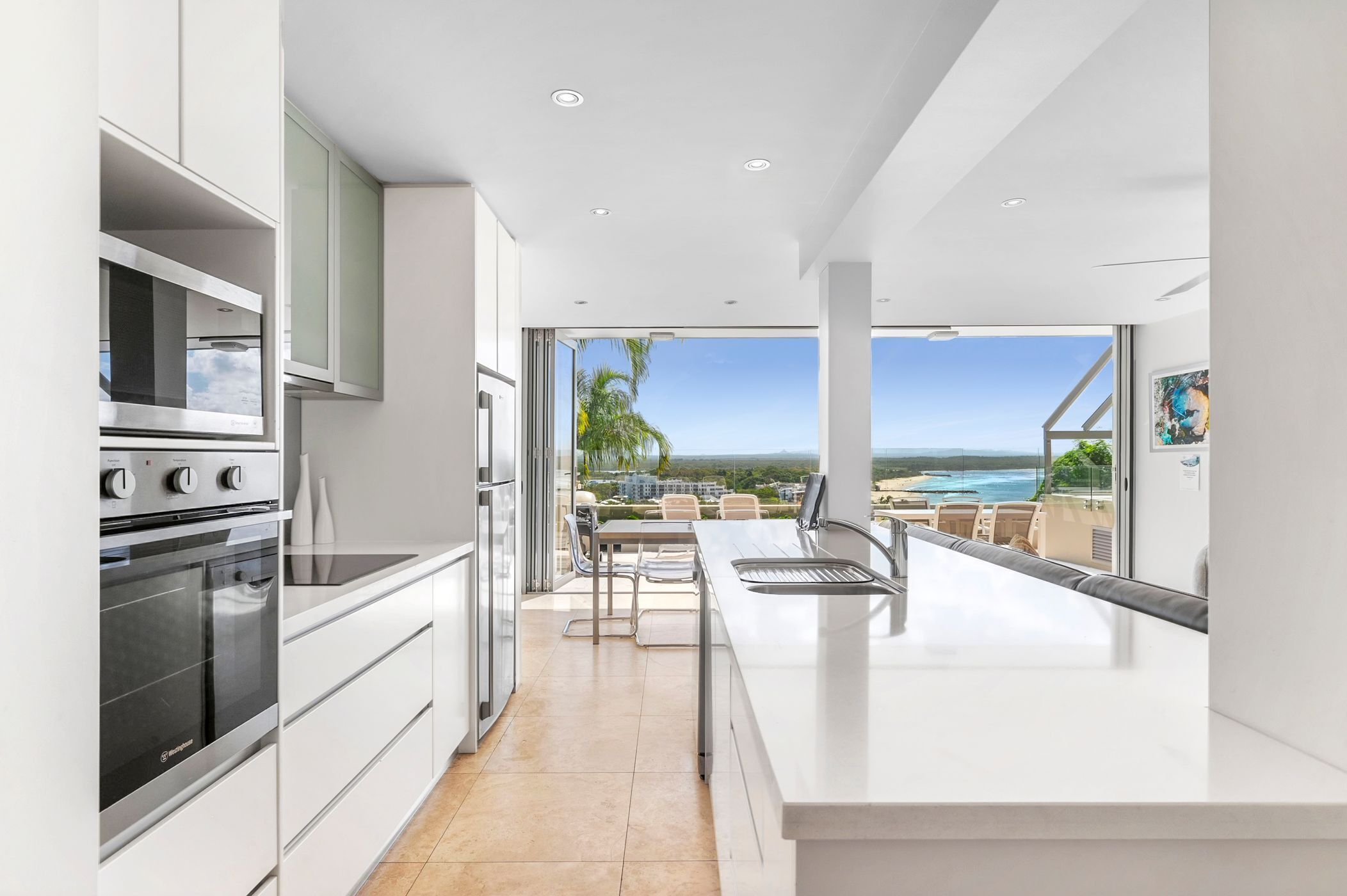 2 Bedroom Deluxe Ocean View Spa | Private kitchen | Full-size fridge, microwave, oven, stovetop