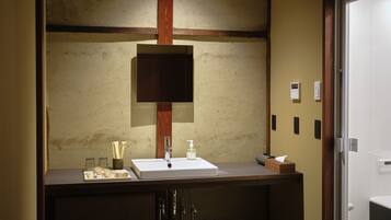 Double or Twin Room, City View | Bathroom | Hair dryer, slippers, towels, shampoo