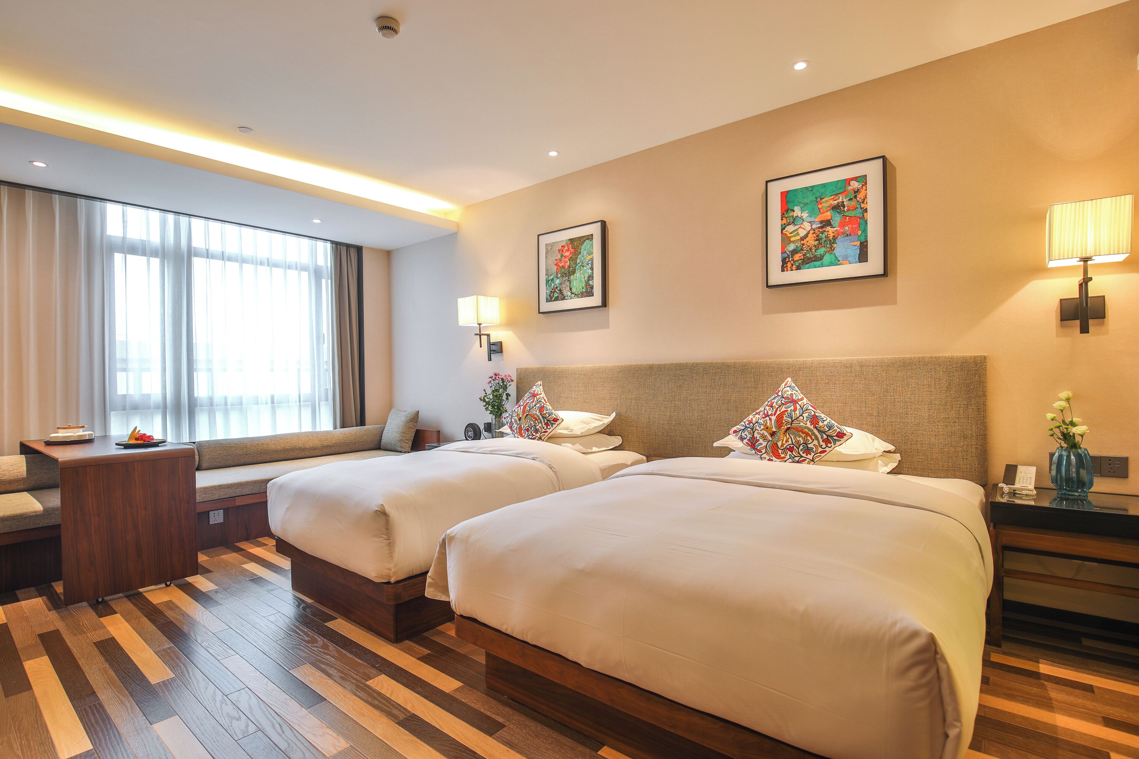 Family triple room | In-room safe, desk, blackout drapes, iron/ironing board