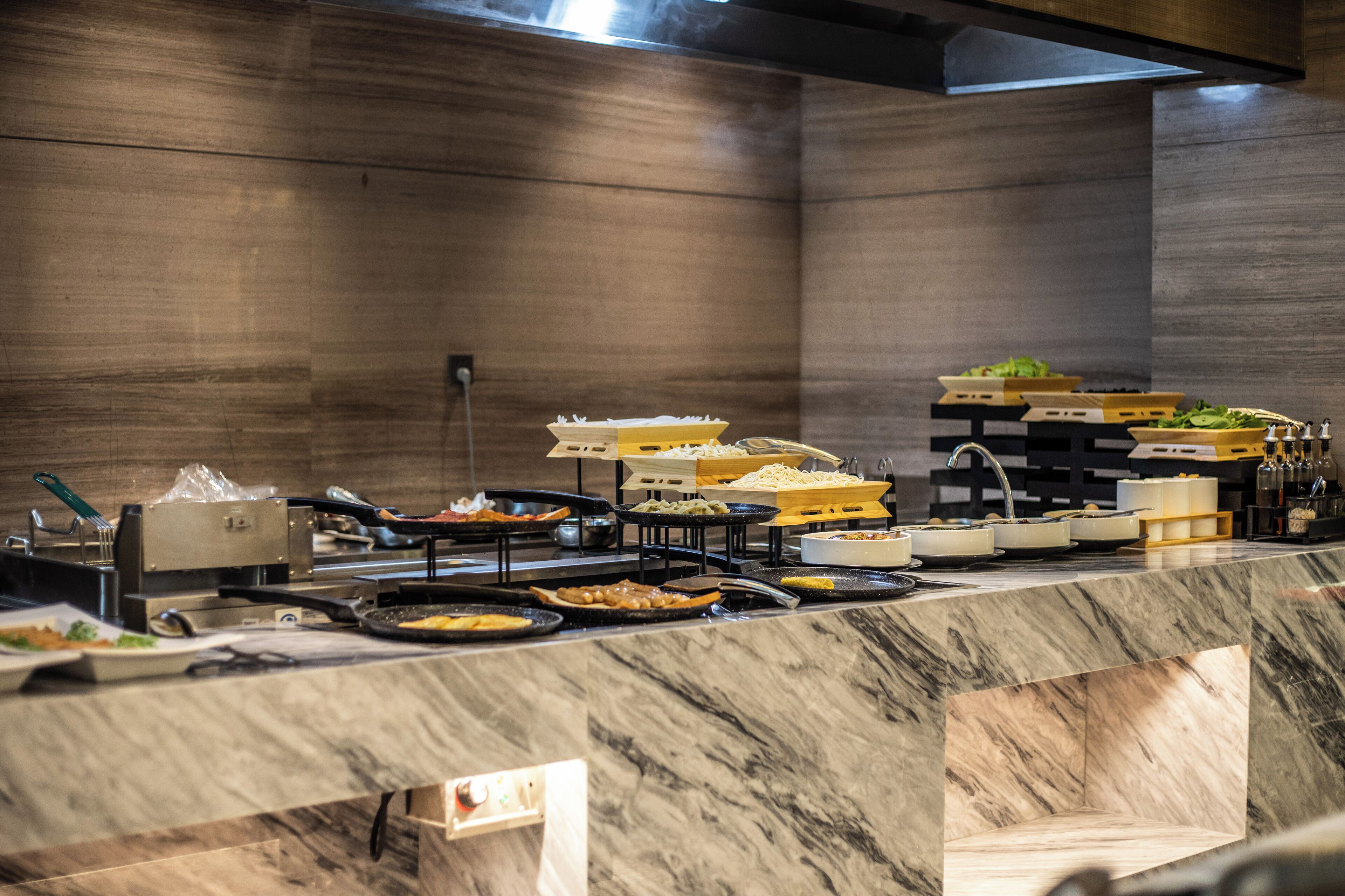 Desayuno buffet diario (CNY 60 por persona)