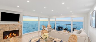 Oceanfront Retreat with Multiple Balconies, Direct Beach Access & Sweeping Views