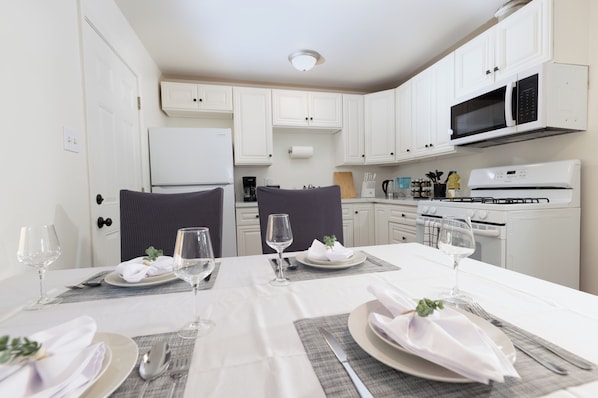 Microwave, oven, stovetop