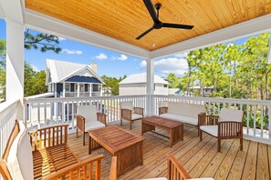 Property grounds - Sleeps 34! 2 Homes, Private Pools, Firepit, Golf Cart, Walk to Beach | Seagrove (Santa Rosa Beach)