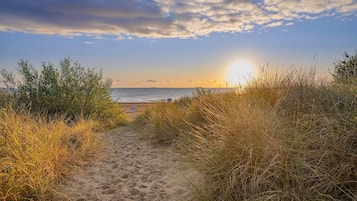 Tæt på stranden