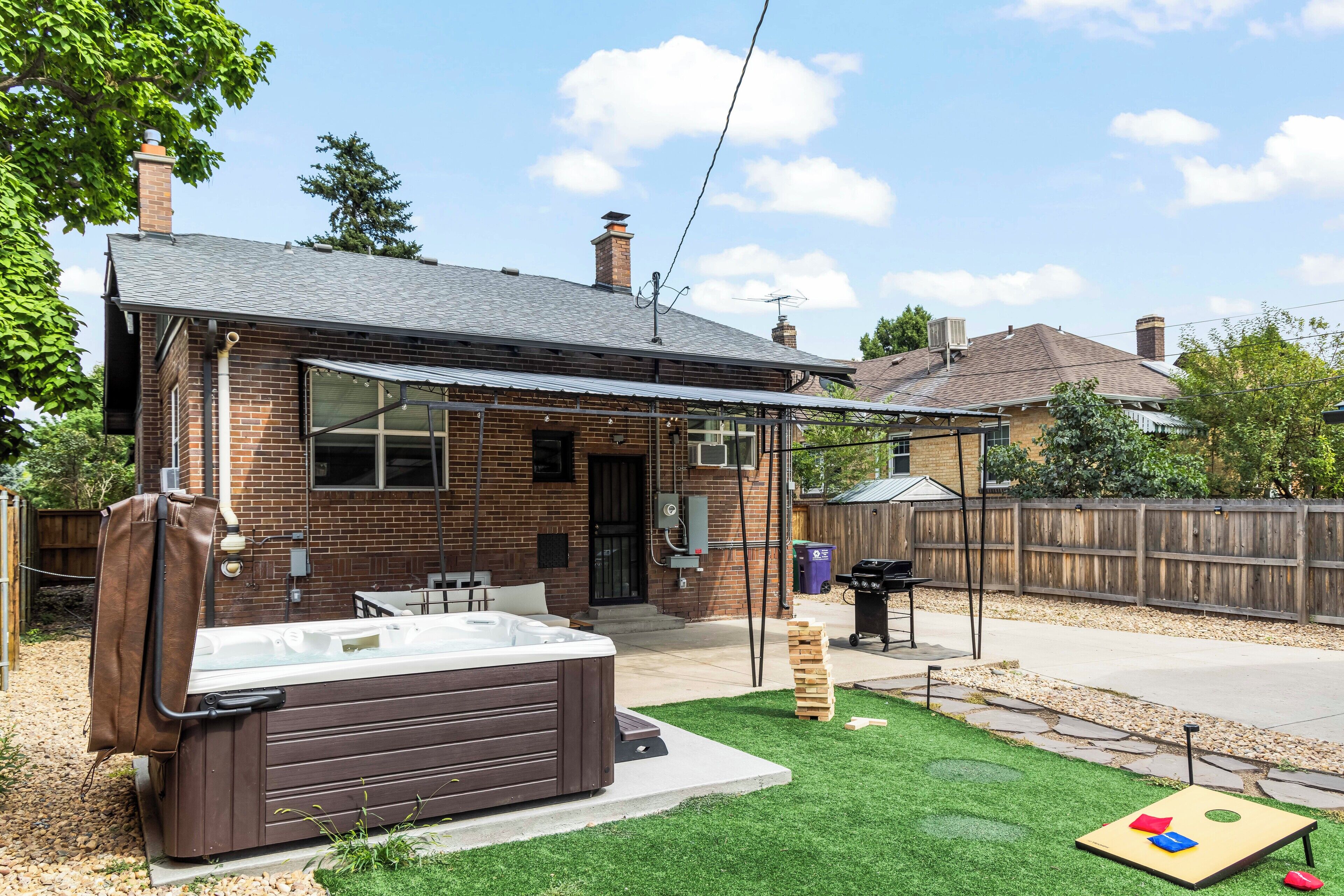 Idromassaggio all'aperto