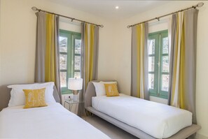 2 bedrooms, bed sheets