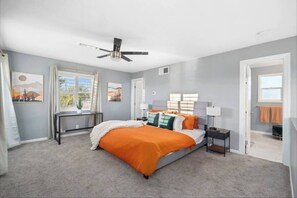 5 bedrooms, iron/ironing board, free WiFi, bed sheets