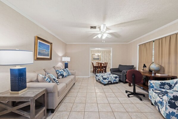 Smart TV, video games, books, music library