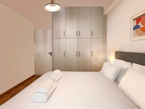 2 室のベッドルーム、アイロン / アイロン台、WiFi (無料)、ベッドシーツ