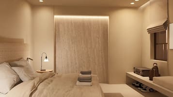 Una cassaforte in camera, una scrivania, postazione laptop