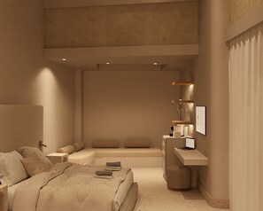 Grand Double or Twin Room | In-room safe, desk, laptop workspace, blackout drapes