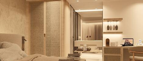 슈피리어 더블룸 또는 트윈룸 | 객실 내 금고, 책상, 노트북 작업 공간, 암막 커튼