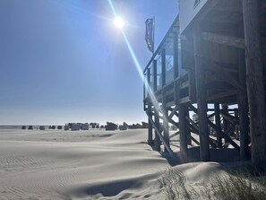 Accommodatie ligt op het strand