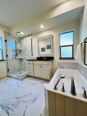 Shower, towels