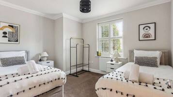 2 bedrooms, iron/ironing board, travel crib, WiFi