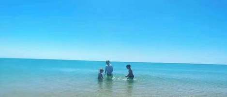 On the beach