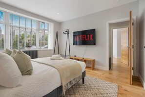 Desk, iron/ironing board, travel crib, free WiFi