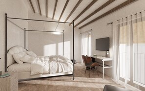Habitación Doble | In-room safe, iron/ironing board, free WiFi
