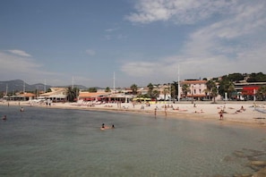 On the beach