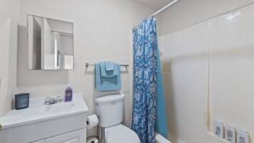 Hiustenkuivaaja, pyyhkeet, saippua, sampoo