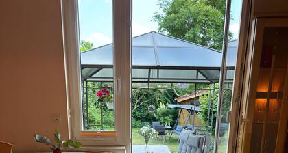 Heiderast Wipperau mit privater Terrasse, privatem Garten und WLAN