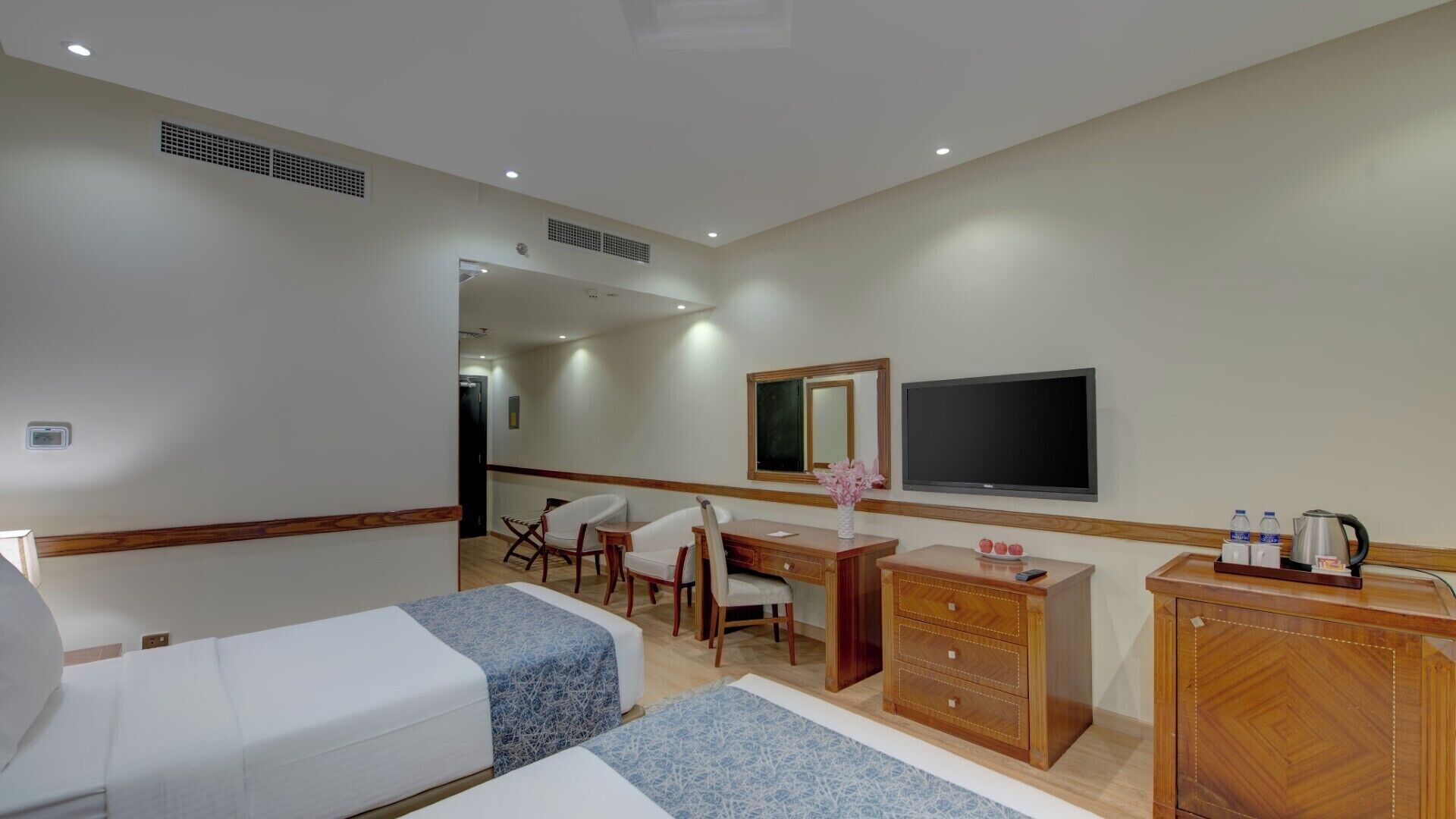 標準雙床房 | 客房內保險箱、免費無線上網、無障礙通道