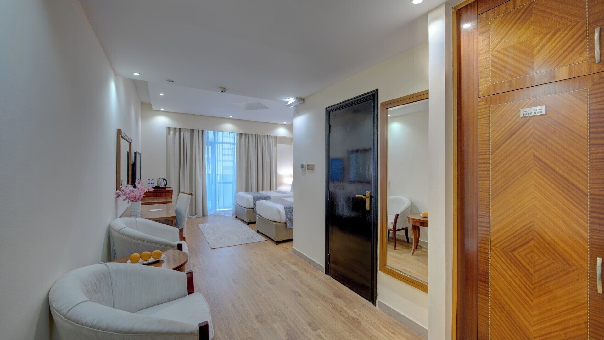 Tomannsrom – deluxe | Safe på rommet, wi-fi (inkludert) og rullestolvennlig