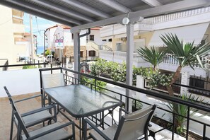 Family Apartment, 1 Bedroom | Balcony view - Gregory Apartments  (Kassandra)