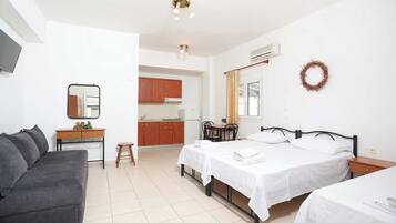 Studio dành cho gia đình | Bàn ủi/dụng cụ ủi quần áo, truy cập Internet không dây miễn phí