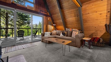 TV, fireplace, offices