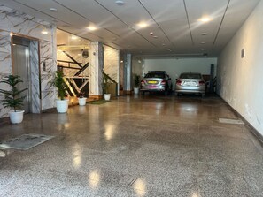 Interior entrance