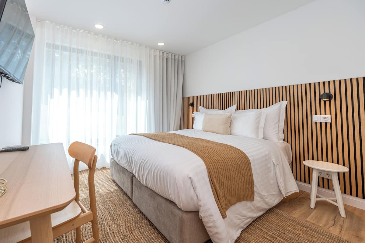 Premium bedding, memory-foam beds, individually decorated