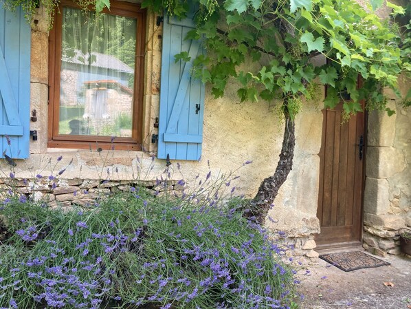 Exterior detail - Country House 'Chez Bonneau' with Private Terrace and Shared Garden (Nantiat)