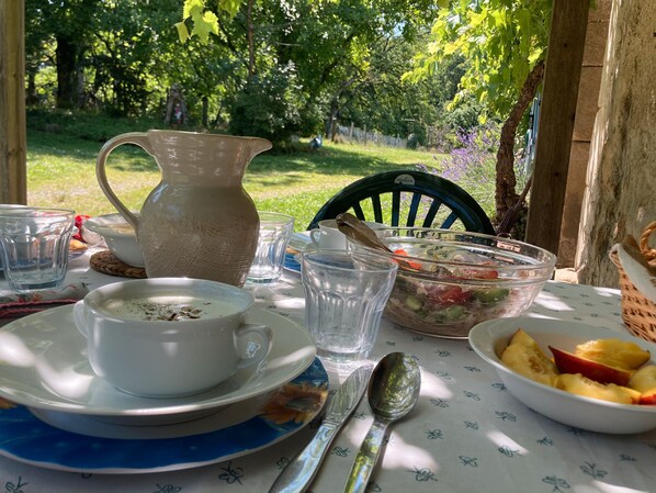 Udendørs spisemuligheder