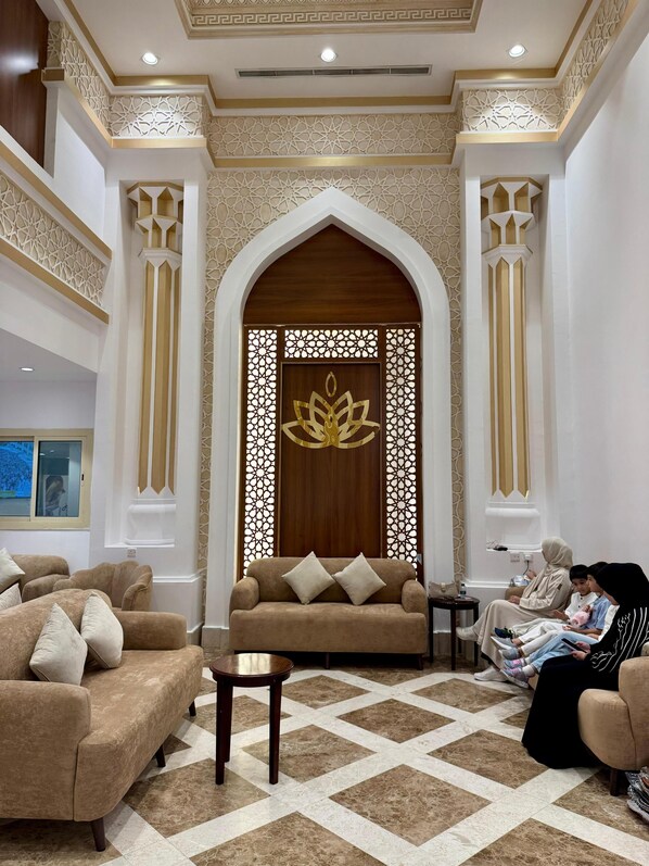 Lobby sitting area