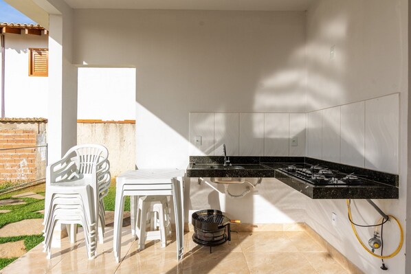 Terrace/patio - House in Quinta do Sol Condominium Qspb005 (Pirenópolis)