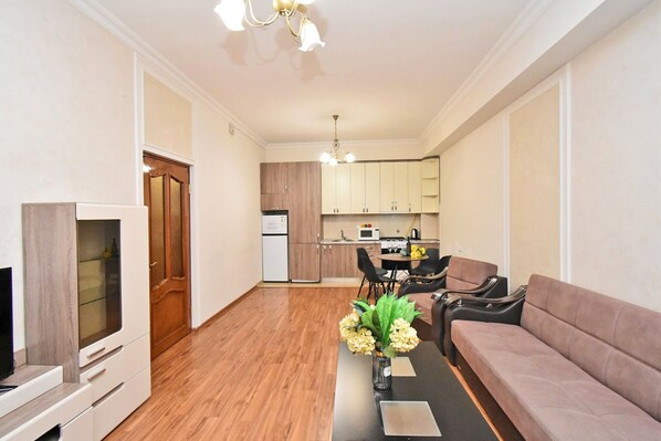 Apartment, City View | Iron/ironing board, free WiFi