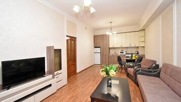 Apartment, City View | Iron/ironing board, free WiFi